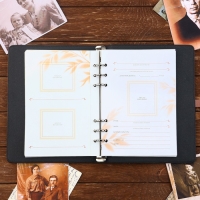 Родословная книга со встроенной флешкой 16 Gb &laquo;Наше фамильное дерево&raquo;, 17,5 х 23 см.