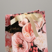 Пакет подарочный с лентой, упаковка, &laquo;Для тебя&raquo;, 13 х 23 х 7 см