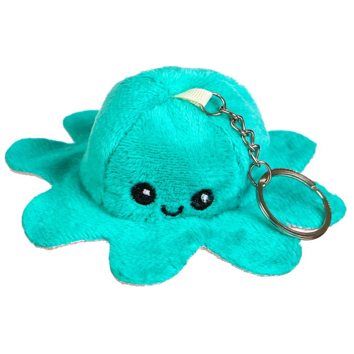 Мягкая игрушка-трансформер &laquo;Осьминог-перевёртыш&raquo;, 12 см, на брелоке, цвета МИКС