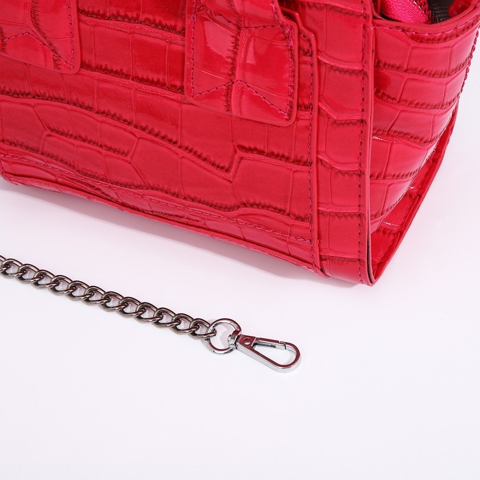 Сумка женская тоут на молнии, цвет розовый Сумка женская тоут на молнии, цвет розовый