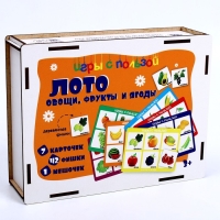 Игра настольная лото &laquo;Овощи и фрукты&raquo;