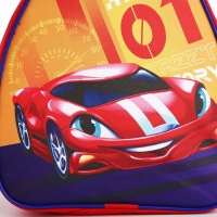 Рюкзак детский для мальчика &laquo;Крутая машина&raquo;, 23х20,5 см см, отдел на молнии, цвет красный