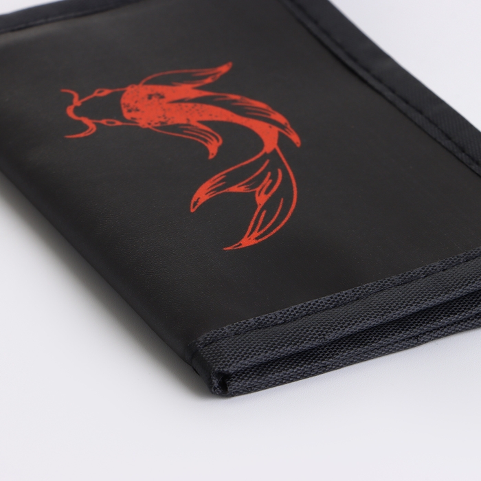 Кошелёк детский на липучке &laquo;Выбражулька&raquo;, цвет чёрный