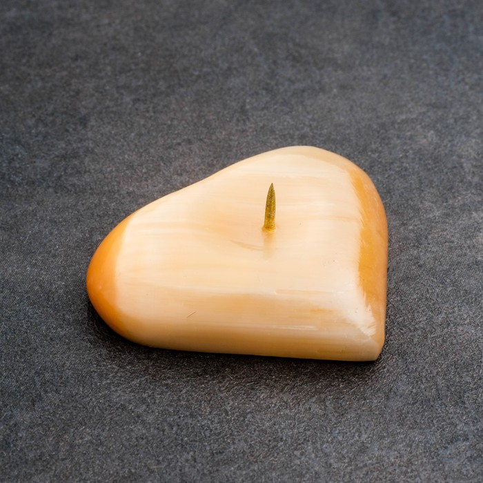 Подсвечник «Сердце», 2×6 см, селенит Подсвечник «Сердце», 2×6 см, селенит