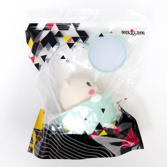 Светильник сенсорный с точилкой Светильник сенсорный с точилкой "Михалыч" LED, от USB/АКБ 6 Вт белый-зеленый 8х6х25 см RISALUX 1006