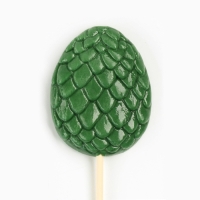 Леденец яйцо на палочке на открытке &laquo;С новым годом&raquo;, вкус яблоко 24 г