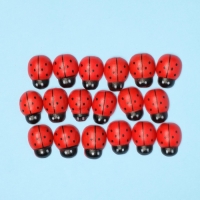 Декор флористический &laquo;Божьи коровка&raquo;, 38 шт.,13 х 11 мм