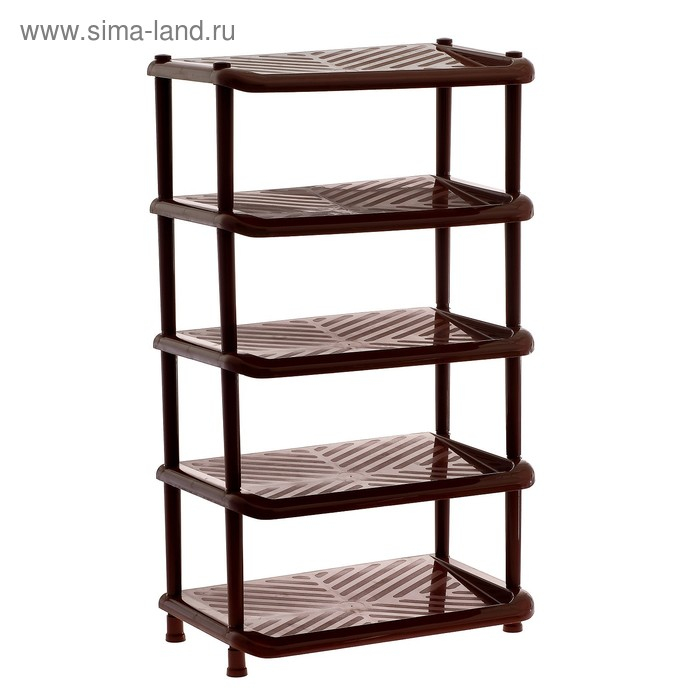 Этажерка для обуви 5-ти ярусная, 49.5&times;31&times;88 см, цвет МИКС