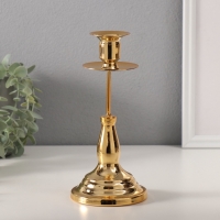 Подсвечник металл на 1 свечу "Круги на воде" d-2 см 9,5х9,5х21 см Подсвечник металл на 1 свечу "Круги на воде" d-2 см 9,5х9,5х21 см