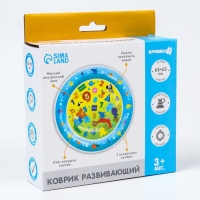 Акваковрик надувной развивающий водный коврик «Развивашки», 65x65 см, Крошка Я Акваковрик надувной развивающий водный коврик «Развивашки», 65x65 см, Крошка Я