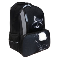 Рюкзак школьный, 37 х 26 х 13 см, эргономичная спинка, Calligrata ОРТ "Енотик" Рюкзак школьный, 37 х 26 х 13 см, эргономичная спинка, Calligrata ОРТ "Енотик"