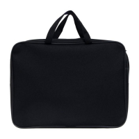 Папка с ручками А4, 360 х 270 х 80 мм, текстильная, внутренний карман, чёрный 1Ш48 Папка с ручками А4, 360 х 270 х 80 мм, текстильная, внутренний карман, чёрный 1Ш48