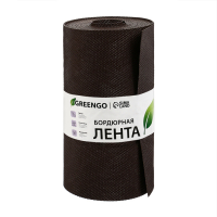 Лента бордюрная, 0.3 &times; 10 м, толщина 1.2 мм, пластиковая, коричневая, Greengo
