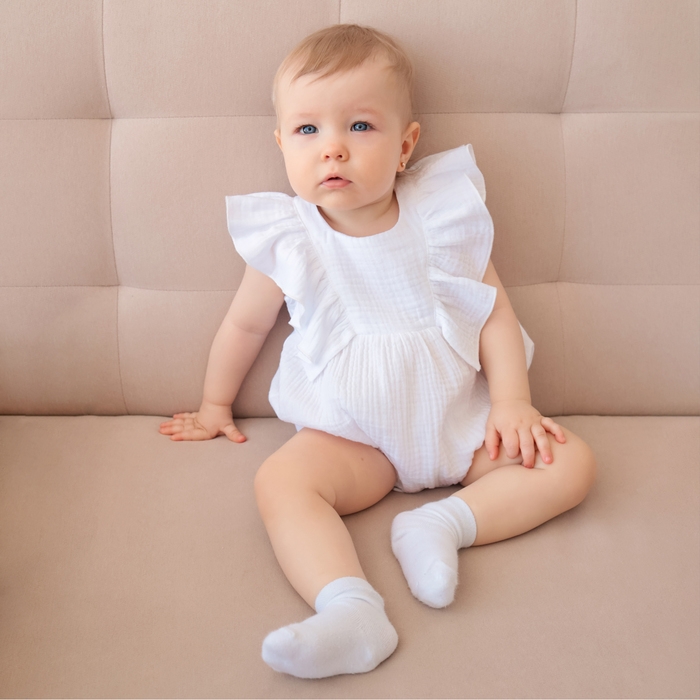 Боди детское MINAKU, цвет белый, рост 74-80