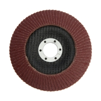 Круг лепестковый торцевой конический ТУНДРА, 125 х 22 мм, Р120