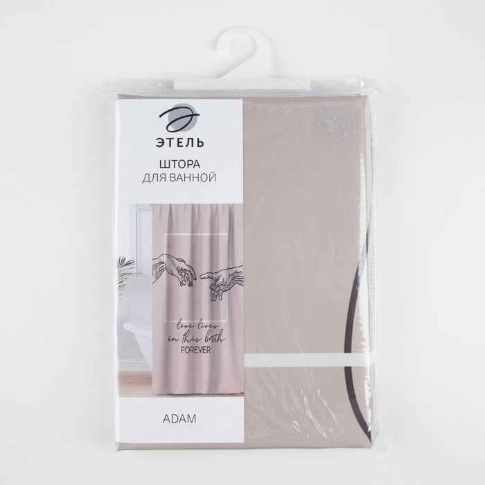 Штора для ванной &laquo;Adam&raquo;, 145&times;180 см