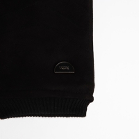 Перчатки мужские, безразмерные, с утеплителем, цвет чёрный