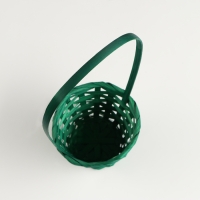 Корзина плетёная, D13 x H9.5/28см , бамбук, зеленый Корзина плетёная, D13 x H9.5/28см , бамбук, зеленый