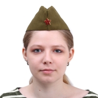 Пилотка со звездой размер 54 см Пилотка со звездой размер 54 см