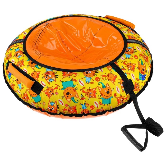 Тюбинг-ватрушка &laquo;Три кота&raquo;, ТБ2-80/ТК, диаметр чехла 85 см