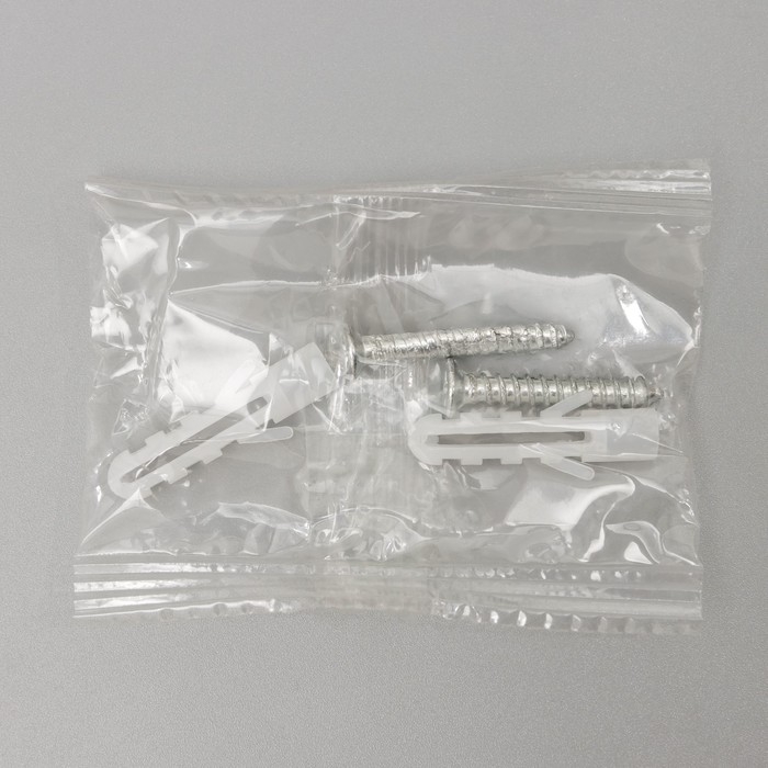 Полка бытовая с крючками Доляна, 40,4&times;13,3&times;12,5 см, цвет коричневый