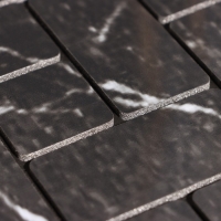 Панель самоклеящаяся 30*30см мягкая, клетка черная