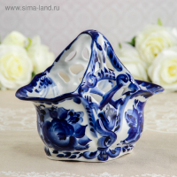 Конфетница «Весна», 21×13×18 см, гжель Конфетница «Весна», 21×13×18 см, гжель