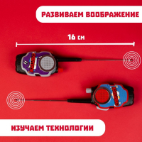 Набор раций &laquo;Супергерои&raquo;, радиус действия до 80 м, работает от батареек