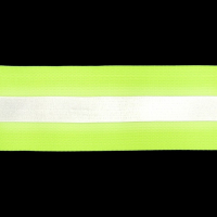Светоотражающая лента-резинка, 50 мм, 10 ± 1 м, цвет салатовый Светоотражающая лента-резинка, 50 мм, 10 ± 1 м, цвет салатовый