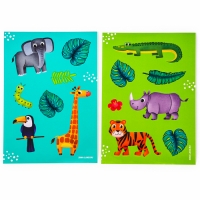 Набор с мягкой игрушкой "Джунгли", 8 предметов Набор с мягкой игрушкой "Джунгли", 8 предметов