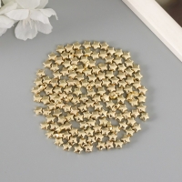 Бусины для творчества пластик "Звёзды" набор 150 шт золото 0,6х0,6х0,4 см Бусины для творчества пластик "Звёзды" набор 150 шт золото 0,6х0,6х0,4 см