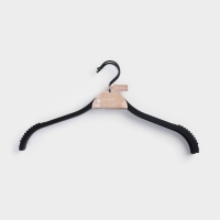 Плечики - вешалки для одежды LaDо́m Soft-touch, 41,5×21,5×1,1 см, 3 шт, антискользящее покрытие Плечики - вешалки для одежды LaDо́m Soft-touch, 41,5×21,5×1,1 см, 3 шт, антискользящее покрытие