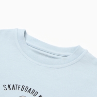 Футболка для мальчика, цвет голубой, рост 110 см