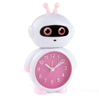 Часы - будильник настольные "Робот", дискретный ход, циферблат d-7.5 см, 17 х 11 см, АА