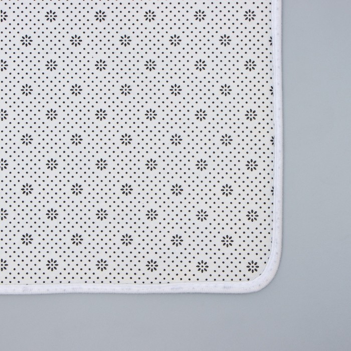 Коврик для ванной и туалета Доляна &laquo;Мрамор&raquo;, 45&times;120 см