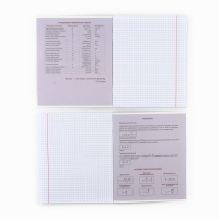 Предметная тетрадь А5, 48 л на скрепке &laquo;Силуэт.Физика&raquo; Софт тач лам, уф лак