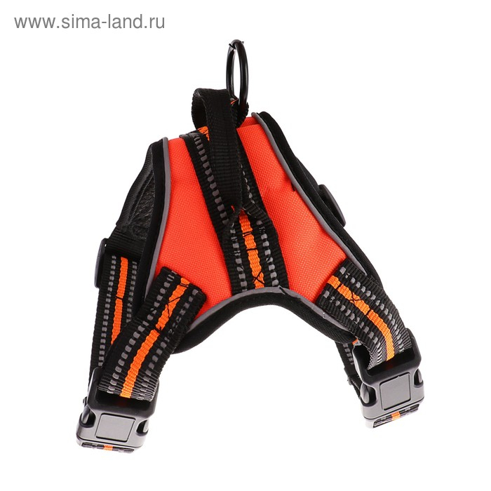 Шлейка К7 мягкая светоотражающая, размер XL, ОГ 74-92 см, вес 28-47,5 кг, оранженвая Шлейка К7 мягкая светоотражающая, размер XL, ОГ 74-92 см, вес 28-47,5 кг, оранженвая