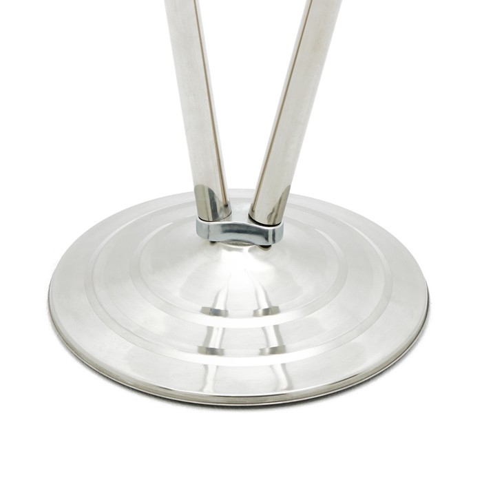 Флагшток напольный двойной 2 м, выдвижной, платформа d-30 см