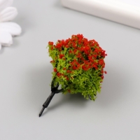 Искусственное растение для творчества пластик "Огненное дерево" 6 см