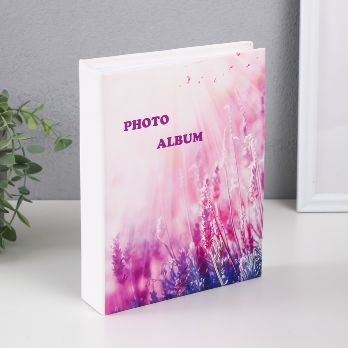 Фотоальбом на 200 фото 10х15 см "Лавандовое поле" МИКС 5х17,5х22,5 см