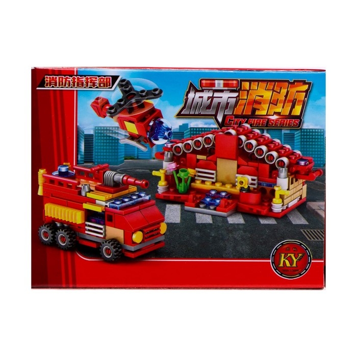 Конструктор пожарные &laquo;Техника&raquo;, 16 видов, МИКС