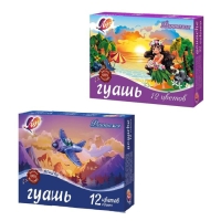 Гуашь 12 цветов х 15 мл "Фантазия", МИКС Гуашь 12 цветов х 15 мл "Фантазия", МИКС