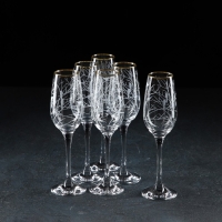 Набор бокалов &laquo;Венский лес&raquo;, стеклянный, 210 мл, 6 шт