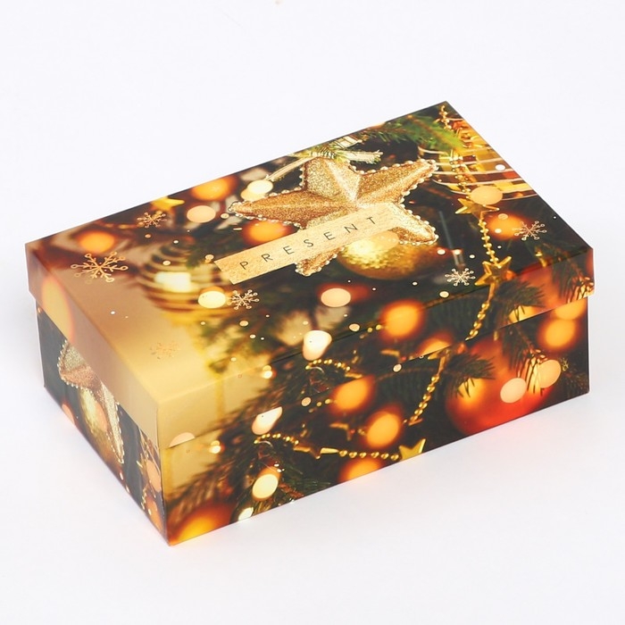 Набор коробок подарочных 15 в 1 &laquo;С Новым годом&raquo;, 12 х 7 х 4 см - 46,6 х 35,2 х 17.5 см, Новый год