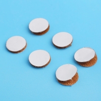 Липучка на клеевой основе &laquo;Круг&raquo;, набор 55 шт., размер 1 шт. 1.5 см, цвет коричневый