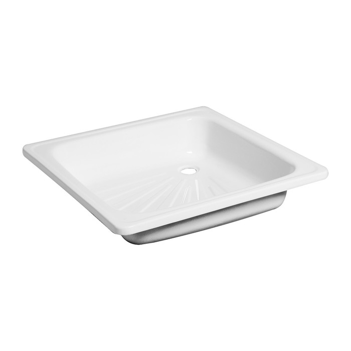 Поддон душевой стальной Ligeya, эмалированный, 700х700х150 мм, без сифона Поддон душевой стальной Ligeya, эмалированный, 700х700х150 мм, без сифона