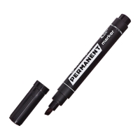 Маркер перманентный скошенный 5.0 мм Centropen 8576, линия 1 - 4.6 мм, цвет чёрный Маркер перманентный скошенный 5.0 мм Centropen 8576, линия 1 - 4.6 мм, цвет чёрный