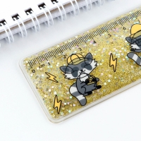 Линейка - шейкер с блёстками &laquo;Будь собой!&raquo;, 15 см