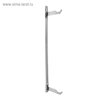 Кронштейн для чугунных радиаторов, двойной на планке, межосевое расстояние 500 мм Кронштейн для чугунных радиаторов, двойной на планке, межосевое расстояние 500 мм