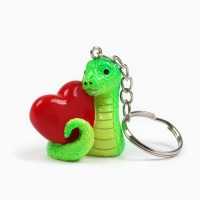 Новогодний брелок для ключей, объемный &laquo;Новый год: Новогодний микс&laquo;Новый год: 5 шт